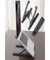 Katlanabilir Laptop Standı - Kaydırmaz Kademe Ayarlı Laptop Tablet Tutucu