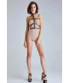 Kıyafet Üstüne ve Sexi Olarak Kullanılan Deri Harness Siyah Model 800745