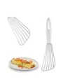 Omlet Krep Spatulası Balerin Saplı Metal Krep Omlet Çevirici