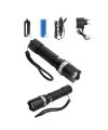 Swat Profesyonel Şarjlı El Feneri Ledli+flashlight+zoom Özellikli 6 Parça Full Set