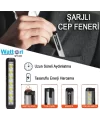 Type-c Girişli Mıknatıslı Şarjlı Cep Feneri  Wt-333