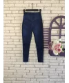 Yüksek Bel Likralı Jean Pantolon 90 Cm