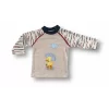 Luz&Pos 0-3 3-6 6-9 Ay Şemsiyeli Ördek Nakışlı Uzun Kollu Sweatli 2li Kız-erkek Bebek Takımı Mavi