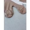 Luz&Pos 0-3 3-6 Ay Lucky Baby Nakışlı Es Çizgi Boy Şapkalı Erkek Bebek Tulumu Kahverengi