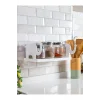 1 Adet Kendinden Yapışkanlı Banyo Rafı - Baharat Rafı - Kahve Rafı - Organizer Düzenleyici Duvar Rafı