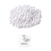 1.000 gram (1 kg.) 10mm Beyaz Renk Plastik İnci Boncuk Çanta ve Takı Yapım Boncuğu (~1.900 adet)