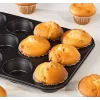 12 Bölmeli Metal Yapışmaz Muffin Kek Kalıbı