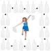 12 Çift Beyaz Gösteri Ponponu (24 Adet)