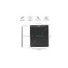 12 Inc Renkli Lcd Grafik Dijital Kalemli Çizim Tableti Yazı Tahta Not Yazma Eğitim Tableti Kırmızı