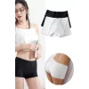 2 Adet Kadın Dikişsiz Görünmez İz Yapmaz Mini Şort Boxer Siyah Beyaz