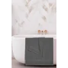 2 li Banyo Havlu Takımı &#37;100 Pamuklu Dry Antrasit