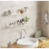 2li Şık ve Minimalist Tasarımlı Şeffaf Duvar Rafı