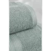 2 Parça Battal Lüks Premium Banyo Spa Havlu Takımı 90x170 Cm Açık Gri