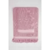 2 Parça Jakarlı Banyo Havlu Takımı &#37;100 Pamuklu 90x150 Cm Arden Pembe