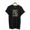 24 Kasım Öğretmenler Günü Baskılı T-shirt - Siyah