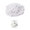 250 gram 16mm Beyaz Renk Plastik İnci Boncuk Çanta ve Takı Yapım Boncuğu (~85 adet)