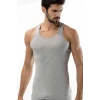 3 adet Tutku Ribana Spor Erkek Gri Atlet 0118