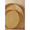 3lü Bambu Hazeran Yuvarlak Tepsi Seti 30 - 35 - 40 Cm 3 Boy