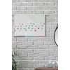 3 Lü Renkli Kalpli Su Taşı Kenar İşlemeli Havlu Seti 50X90 Cm