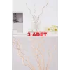 3 Tek Adet 3 Model Aromaterapi Koku Dağıtıcı Rattan Şişe Ahşap Difüzör Çubuk (spiral-yaprak-dalgalı)