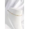 316L Çelik Gold Renk Minimal Topçuk Model Halhal