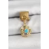 316L Çelik Sallantılı Ay Ve Güneş Model Gold Renk Nomination Charm