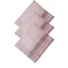 3’lü Özel Paket Premium Erkek Mendil Seti  &#37;100 Pamuk 42x42 cm Kahve