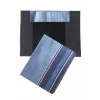 3’lü Özel Paket Premium Erkek Mendil Seti  &#37;100 Pamuk 42x42 cm Mavi