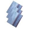 3’lü Özel Paket Premium Erkek Mendil Seti  &#37;100 Pamuk 42x42 cm Mavi