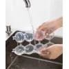 4 Bölmeli  Küre Buz Topu Kalıbı -  Yuvarlak Buz Topu