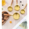 4lü Ahşap Saplı Ölçü Kaşığı