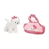 4775 Peluş Kedi Köpek Taşıma Çantalı 20 Cm -sunman