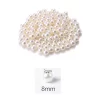 50 gram 8mm Krem Renk Plastik İnci Boncuk Çanta ve Takı Yapım Boncuğu (~160 adet)