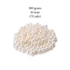 500 gram 16mm Krem Renk Plastik İnci Boncuk Çanta ve Takı Yapım Boncuğu (~170 adet)