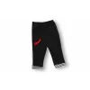 Luz&Pos 6-9 9-12 12-18 18-24 24-36 Ay Sport Baskılı Çizgili Uzun Kollu Sweatli 2li Erkek Bebek Takımı Siyah