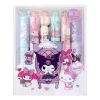6lı Fosforlu Kalem Seti - Hello Kitty Kuromi ve Arkadaşları