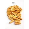 60 Gr (135 Adet) Ahşap Boncuk 25 mm boy x 10 mm en Doğal Ahşap Makrome El İşi Çanta