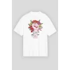 8 Mart Dünya Kadınlar Günü İçin Özel Baskılı T-shirt - Beyaz