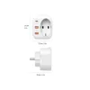 Ac-115 2500w 3.4a 2usb 1type-c 1soket Akım Korumalı Şarj Adaptörü Priz Çoğaltıcı