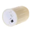 Alevli Led Mum Hareketli Alev Görünümlü Dekoratif Mum - 3lü Set (orta Boy)