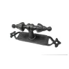 Antika Tarz Dekoratif Pirinç Burma Pencere Kolu - 152x32 Mm, Oksit