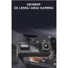 Araç İçi 1080p 3 Kameralı Lcd Ekranlı Gece Görüşlü , G-sensör , Geri Görüş Kamera