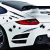 Araç Sticker Mermi Ve Oto Sticker Yara Şeklinde 3d