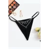 Arkası Sexy Yazılı Zincirli Özel Tanga Külot