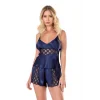 Aqua Saten Babydoll Şort Takımı