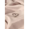 Ayarlamalı Gümüş Renk Metal Sarılan Eller Model Kadın Yüzük