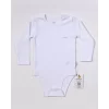 Luz&Pos Basic Uzun Kol Body Beyaz