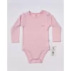 Luz&Pos Basic Uzun Kol Yaş Body Pembe