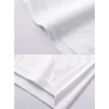 Baskılı Oversize Bisiklet Yaka T-shirt - Beyaz