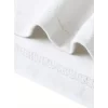 Baskılı Oversize Bisiklet Yaka T-shirt - Beyaz